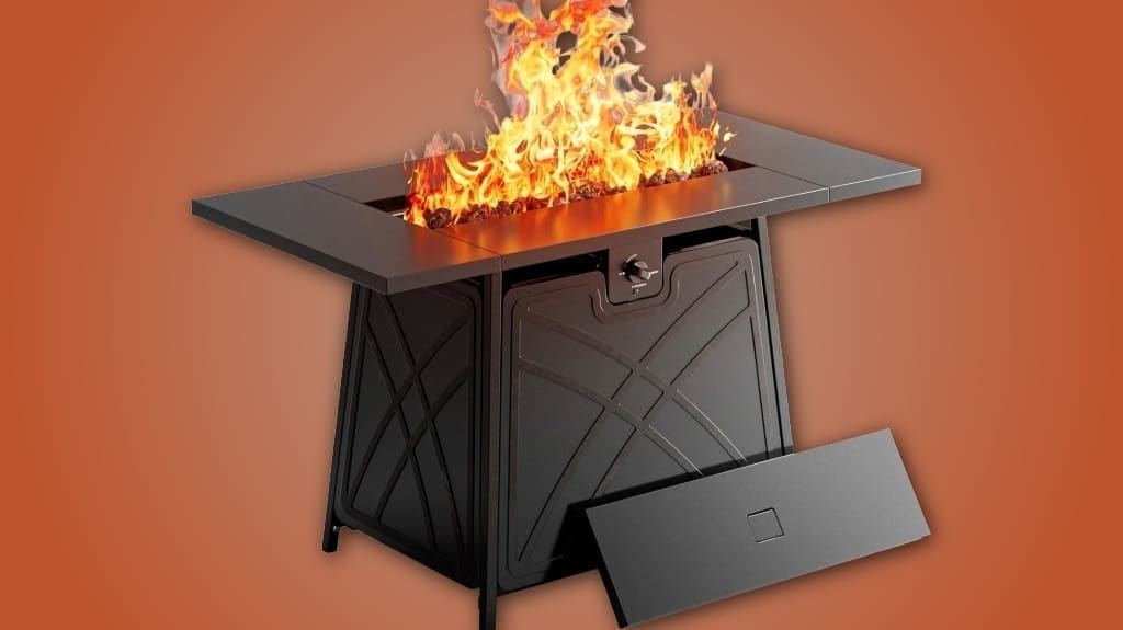 BALI OUTDOORS 42" Propane Fire Pit for Your Patio