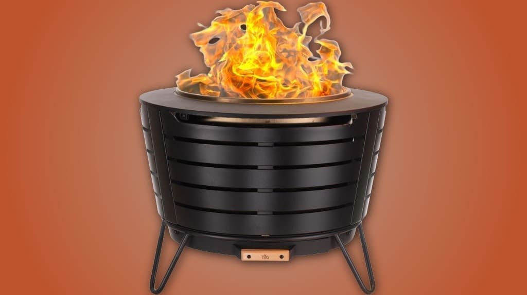 TIKI 25-inch Smokeless Patio Fire Pit